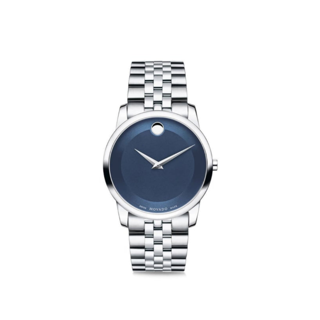 Movadoo Silver Blue