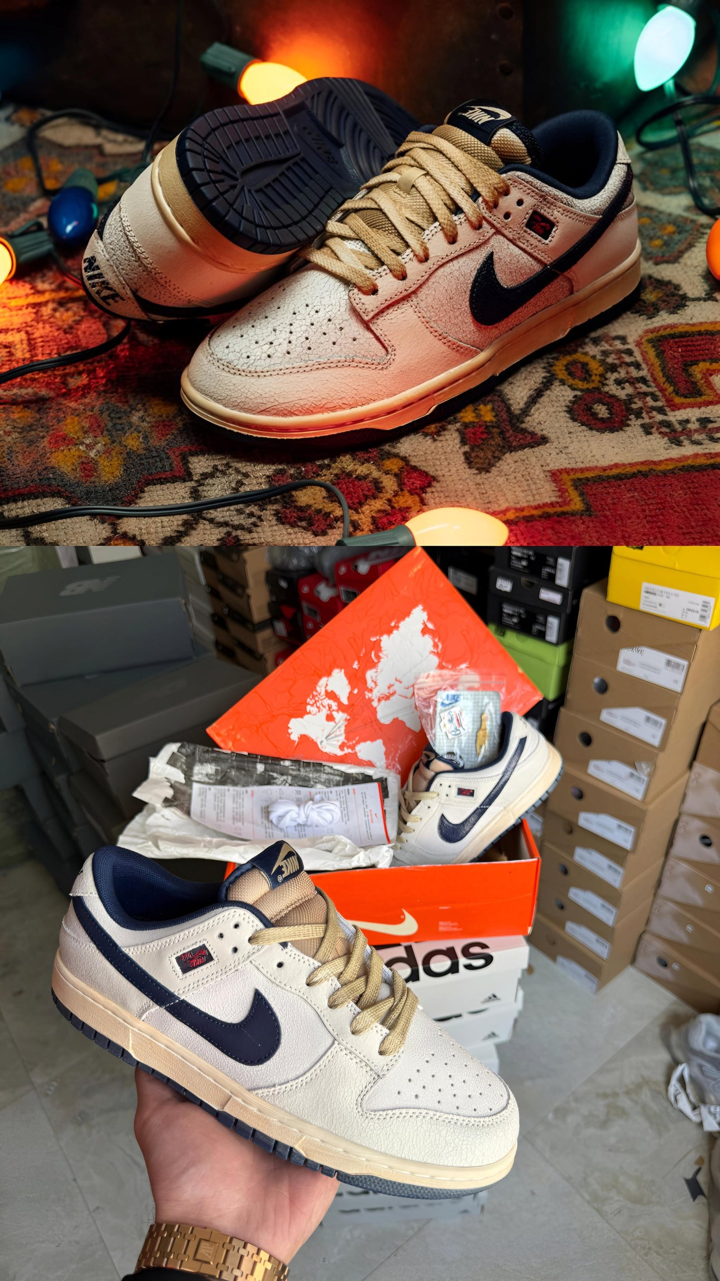 Nike Sb Dunk Low x Stranger Things "Phantom & Midnight Navy" (Semi UA)