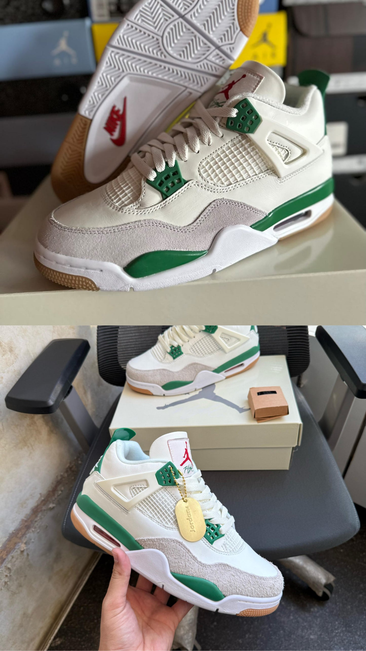 Nikee Air Jordan SB x Pine Green Semi UA