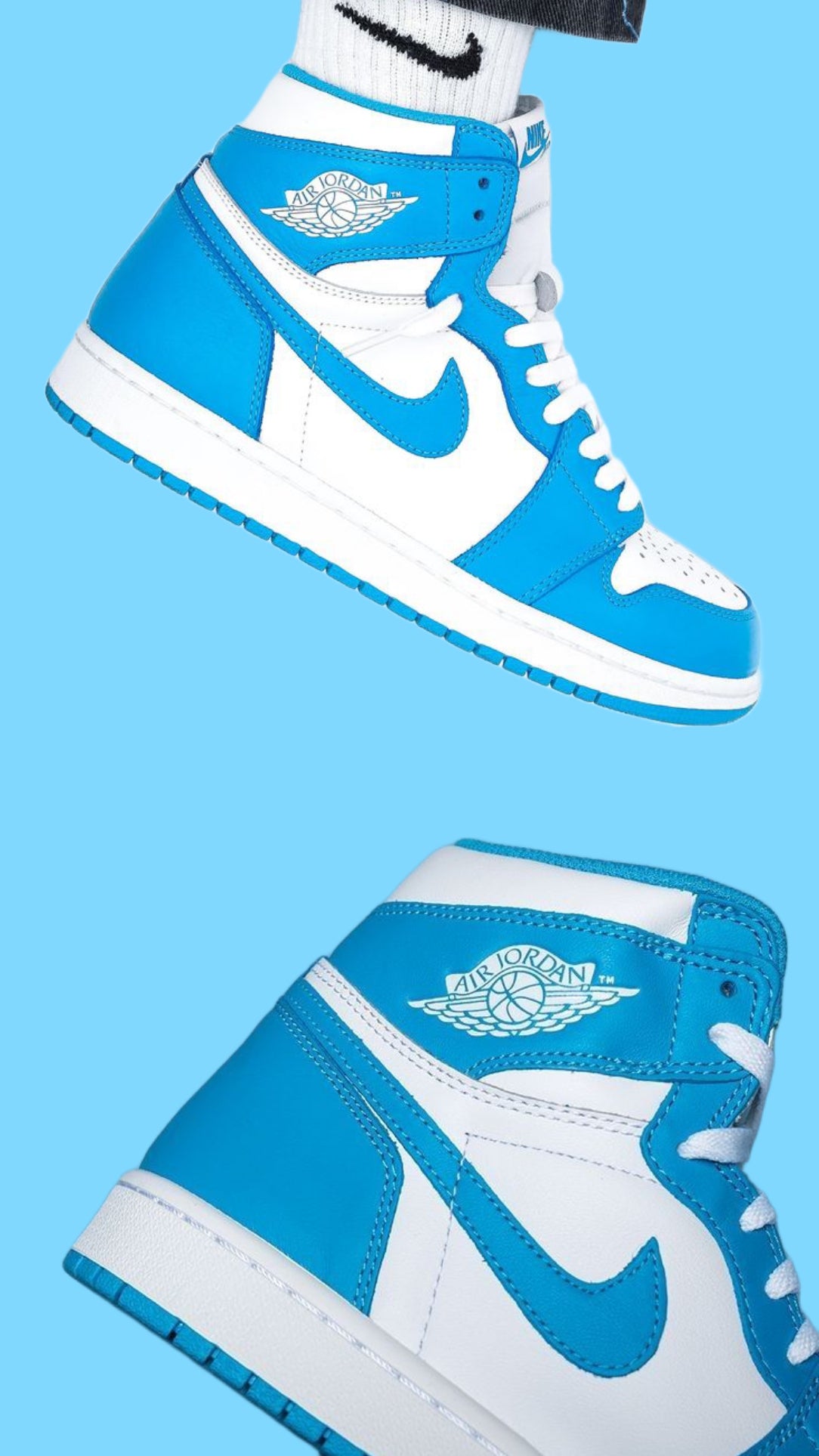 Nikee Air Jordan 1 High UNC