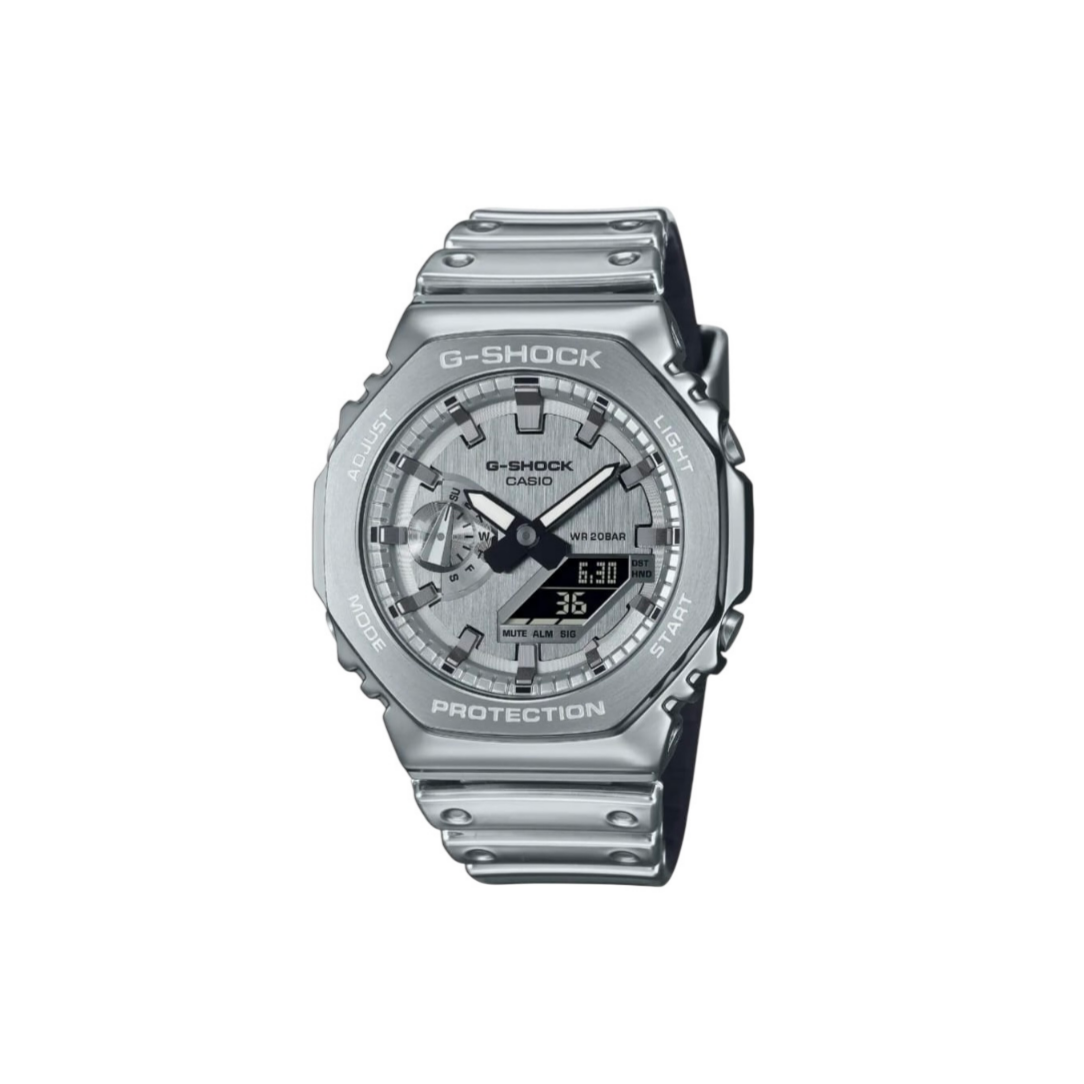 G Shockk GM 2100 full Silver