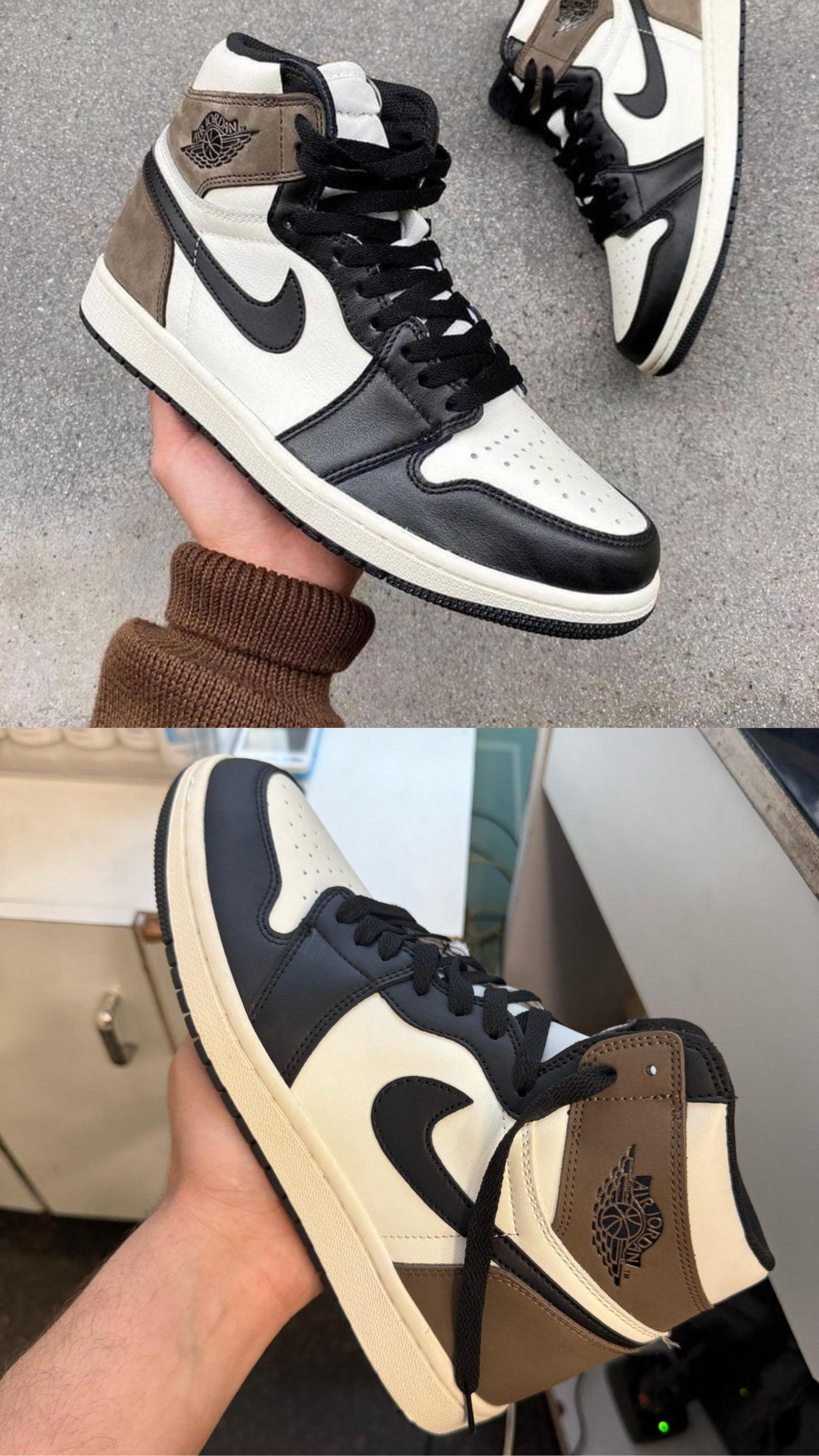 Nikee Air Jordan 1 High Mocha Semi UA