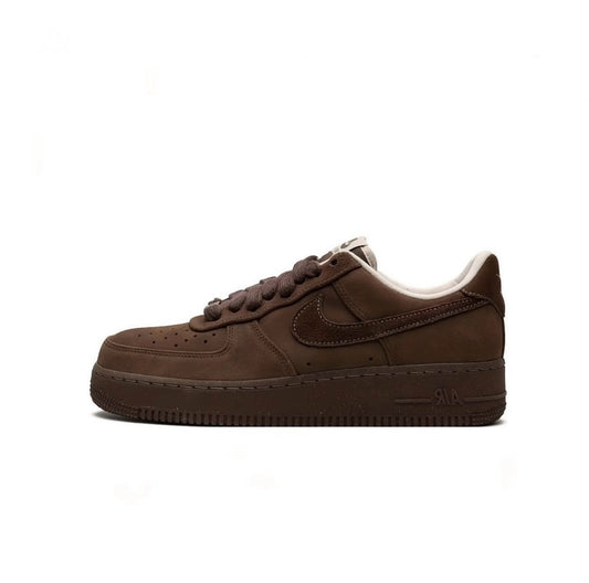 Nikee Airforce 1 Low Suede Cacao Wow