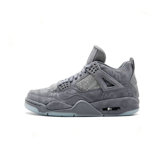 Nikee Air Jordan Retro 4 Kaws Grey Semi UA