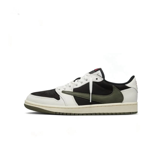 Nikee Air Jordan 1 Low x Travis Scott Olive Semi UA