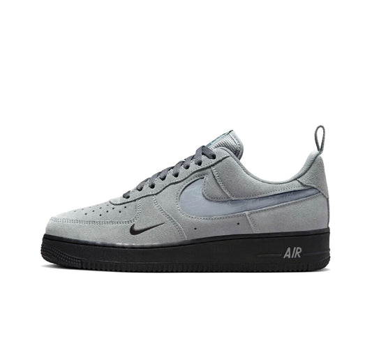 Nikee Airforce 1 Reflective Swoosh Cool Grey