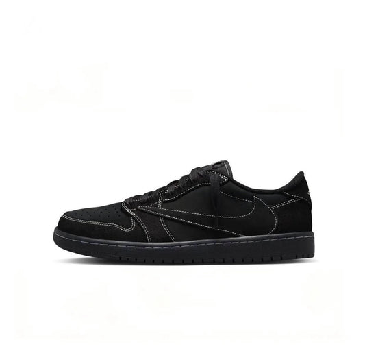 Nikee Air Jordan 1 Low x Travis Scott Black Phantom Semi UA