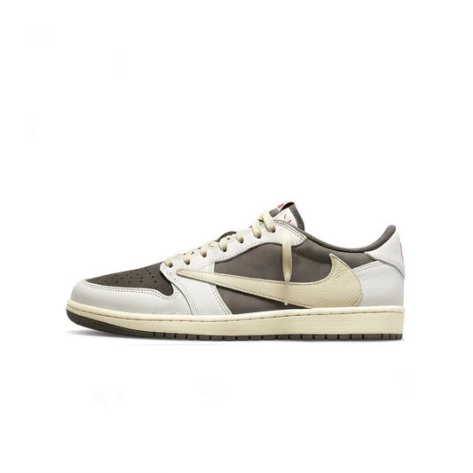 Nikee Air Jordan 1 Low Travis Scott Reverse Mocha Semi UA