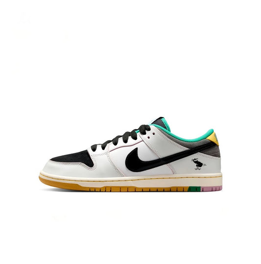 Nikee SB Dunk White Clear Emerald Semi UA