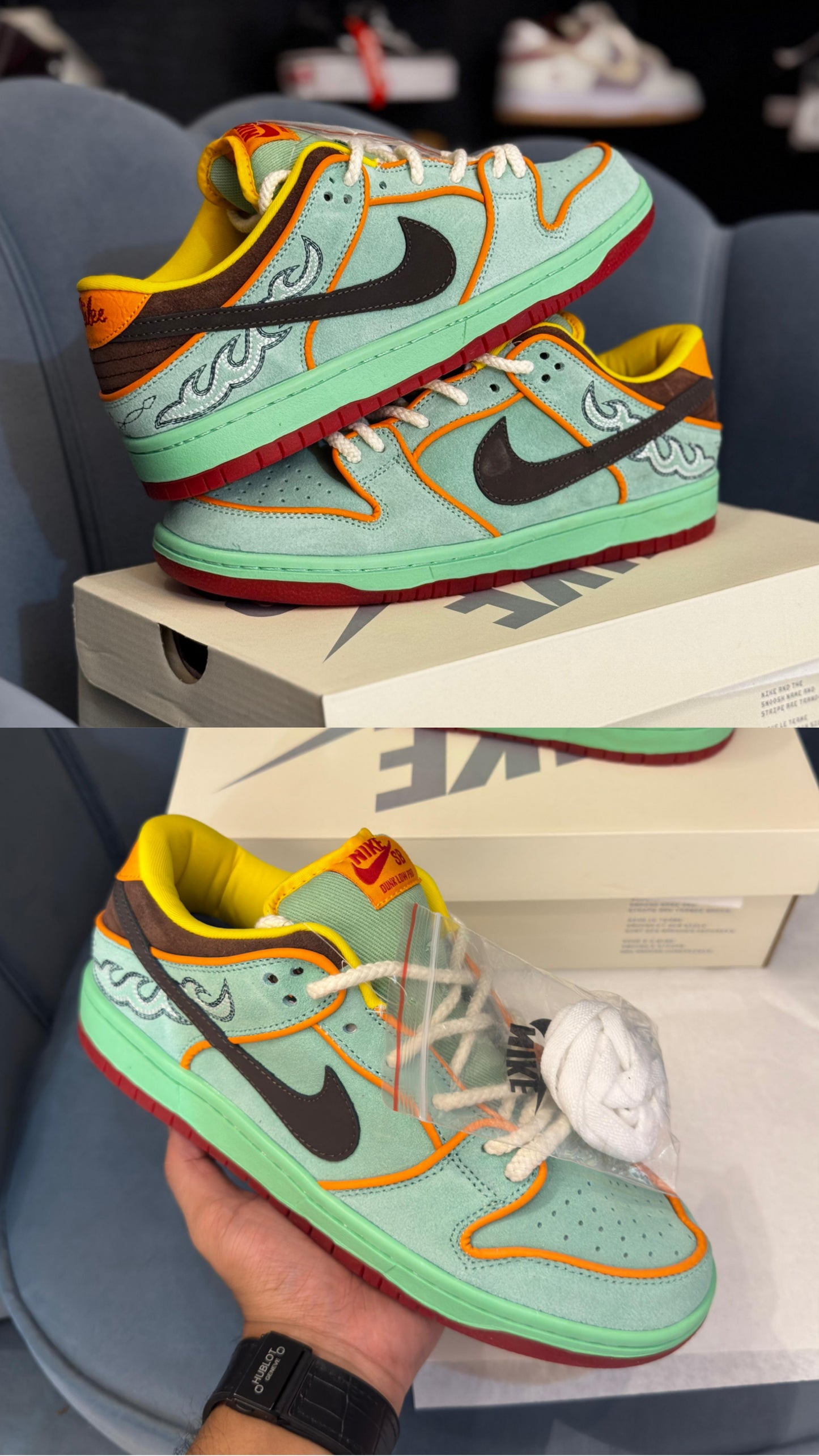 Nikee SB Dunk Rodeo Tourmaline