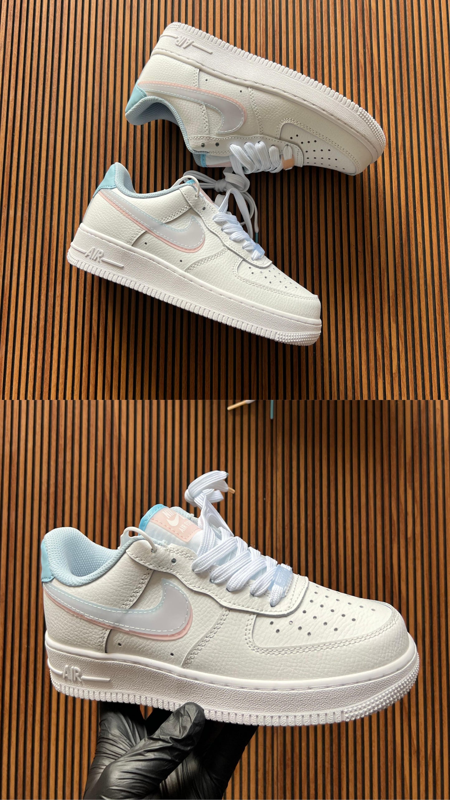 Nikee Airforce 1 Double Swoosh