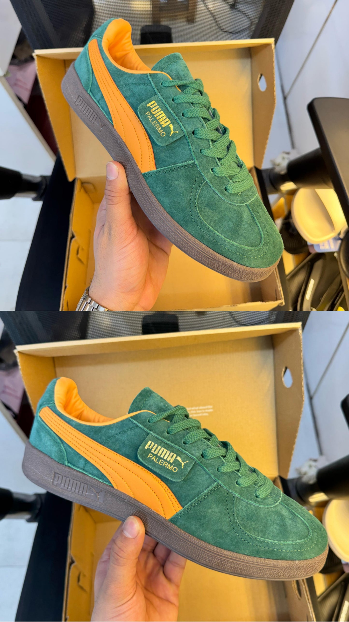 Pumaa Palermo Green Yellow