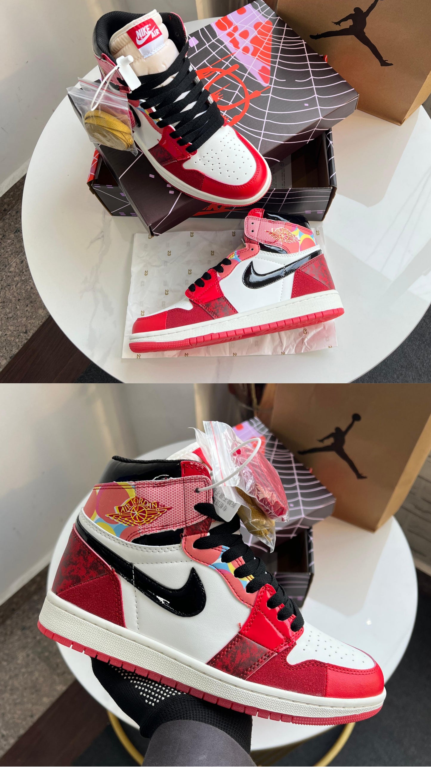 Nikee Air Jordan 1 High Spider Verse Semi UA