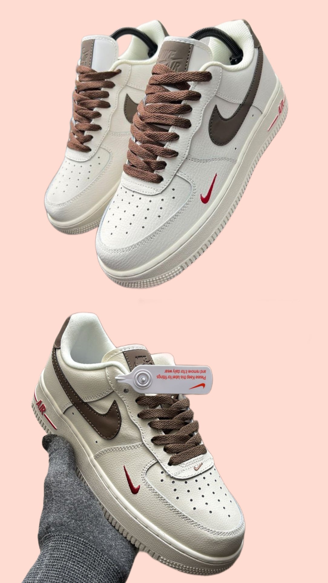 Nikee Airforce 1 Milk Brown