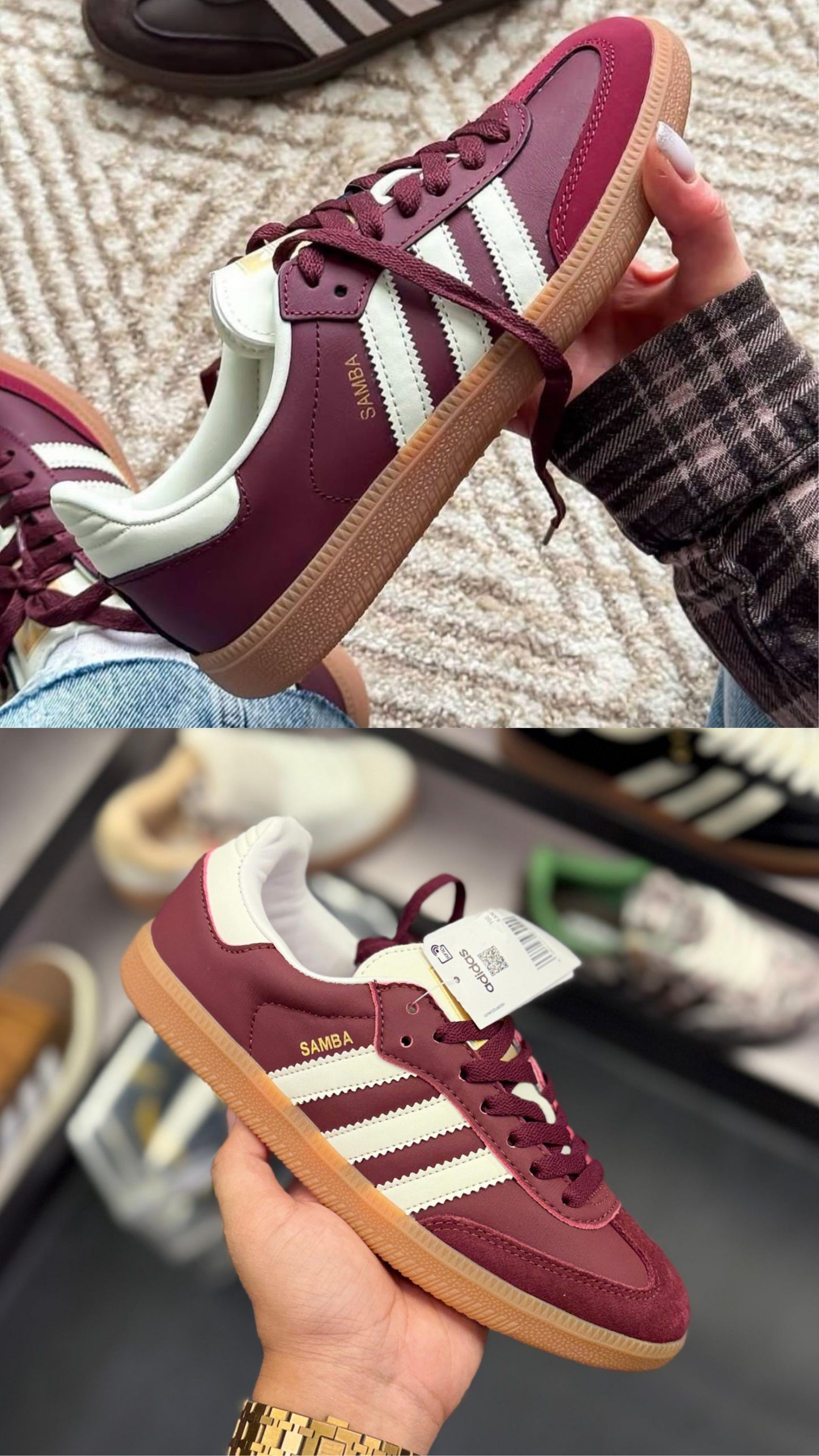 Adidass Samba OG Maroon