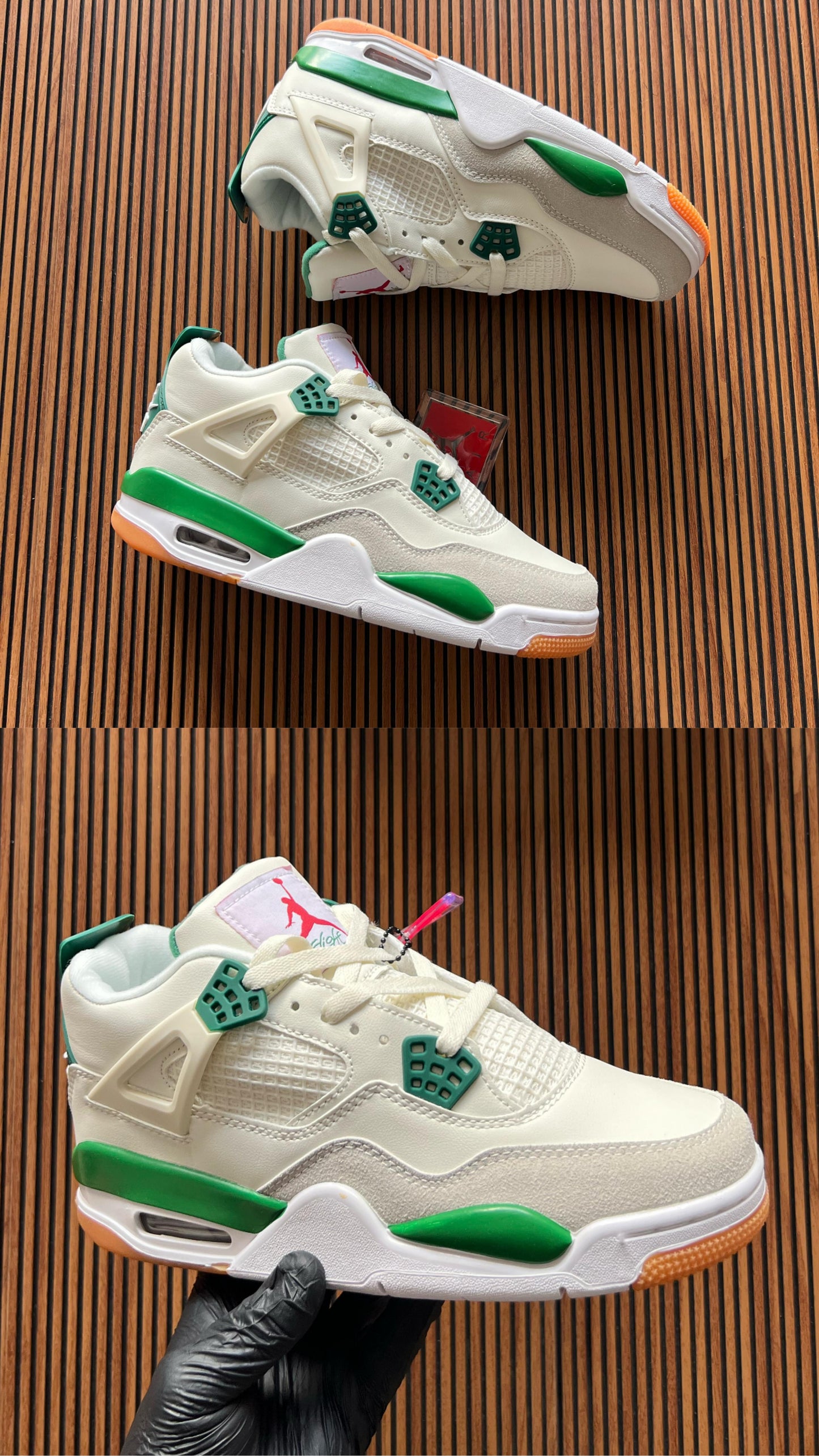 Nikee Air Jordan Retro 4 x SB Pine Green