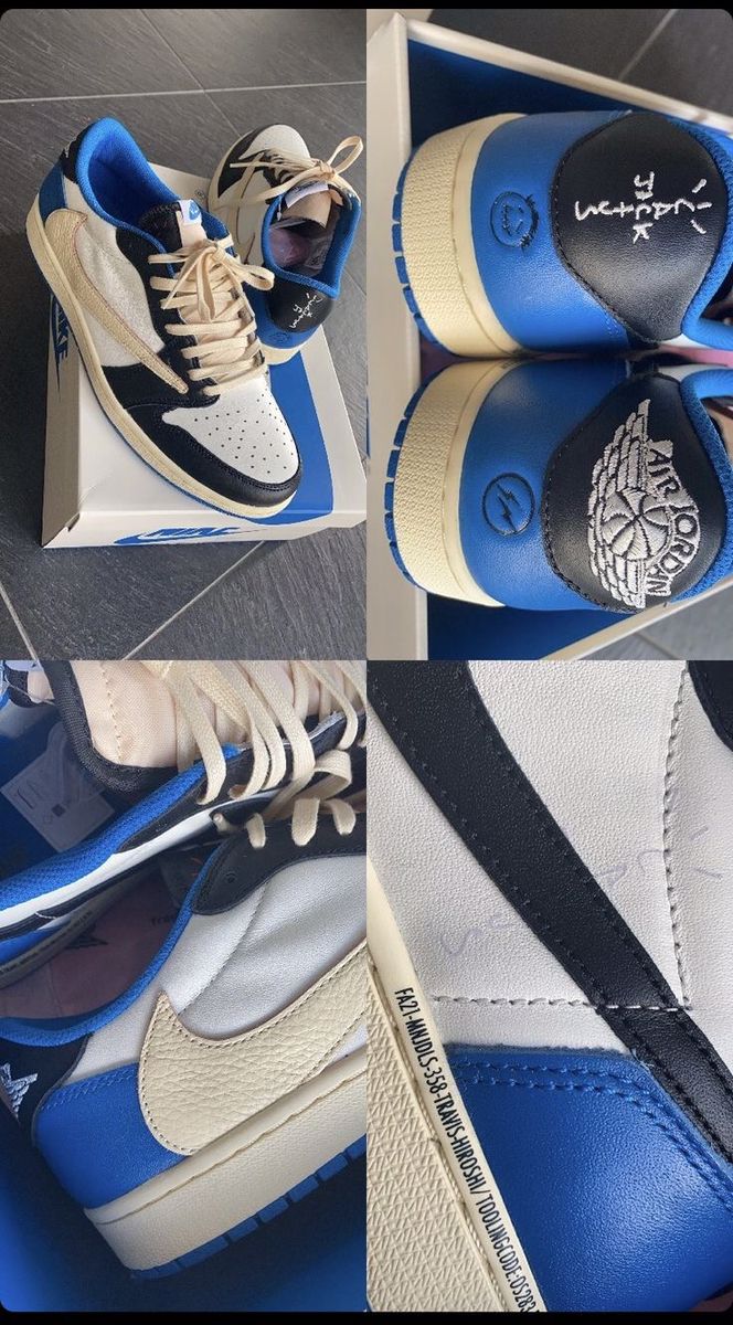 Nikee Air Jordan 1 Low x Travis Scott Fragment