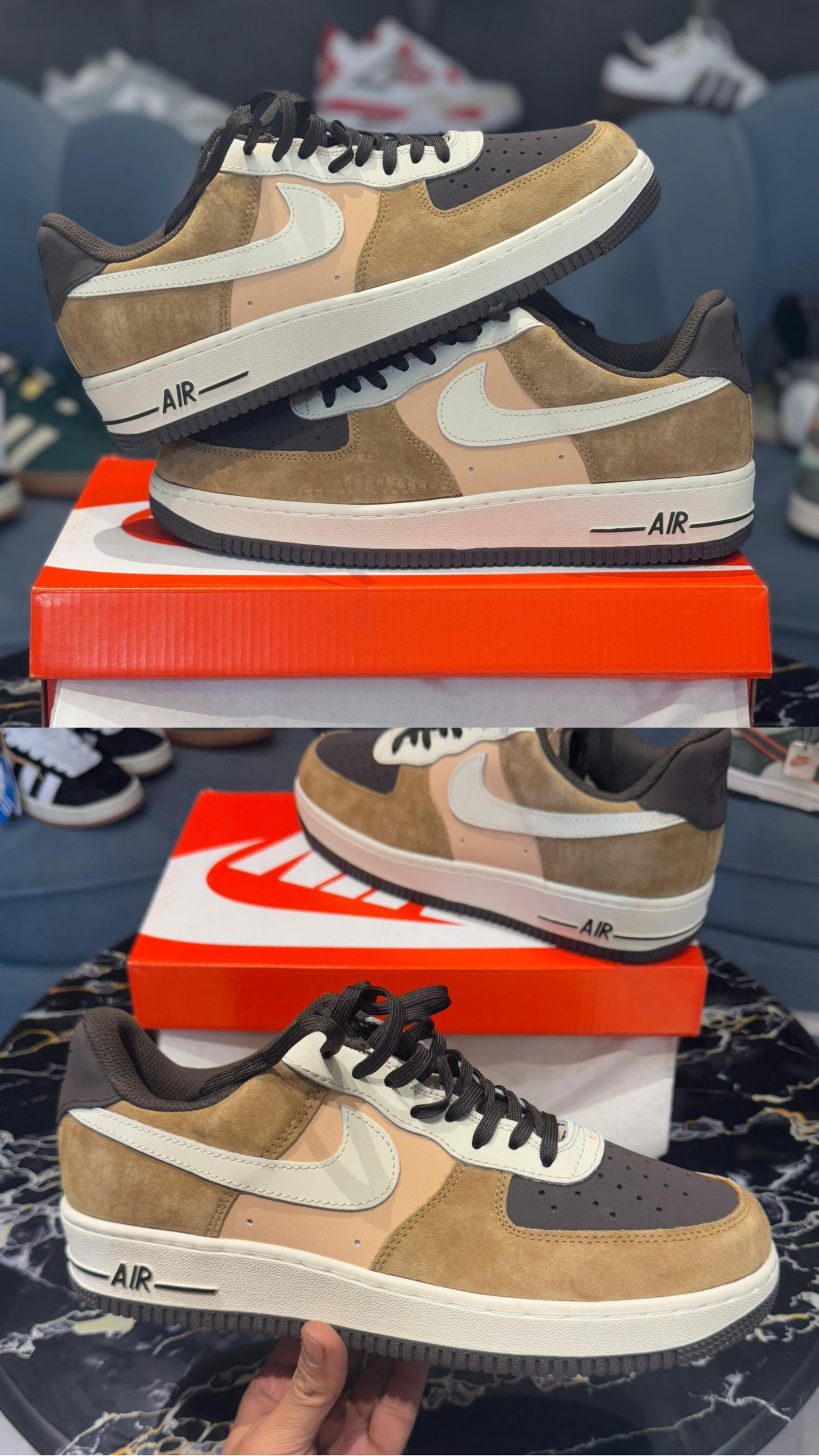 Nikee Airforce 1 Hemp Coconut Milk