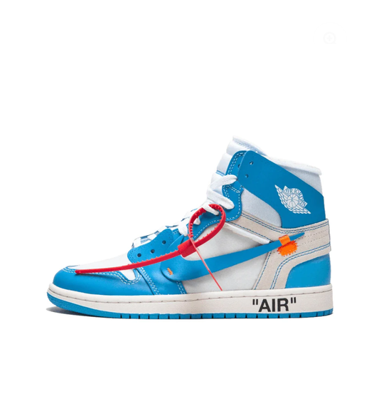 Nikee Air Jordan 1 High Off White UNC
