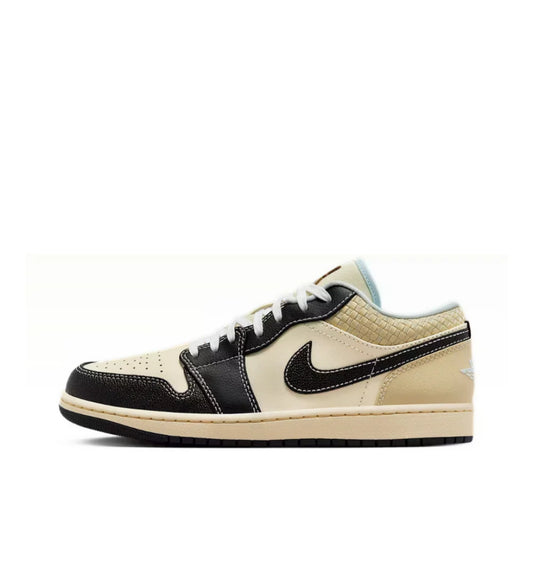 Nikee Air Jordan 1 Low Coconut Milk Black