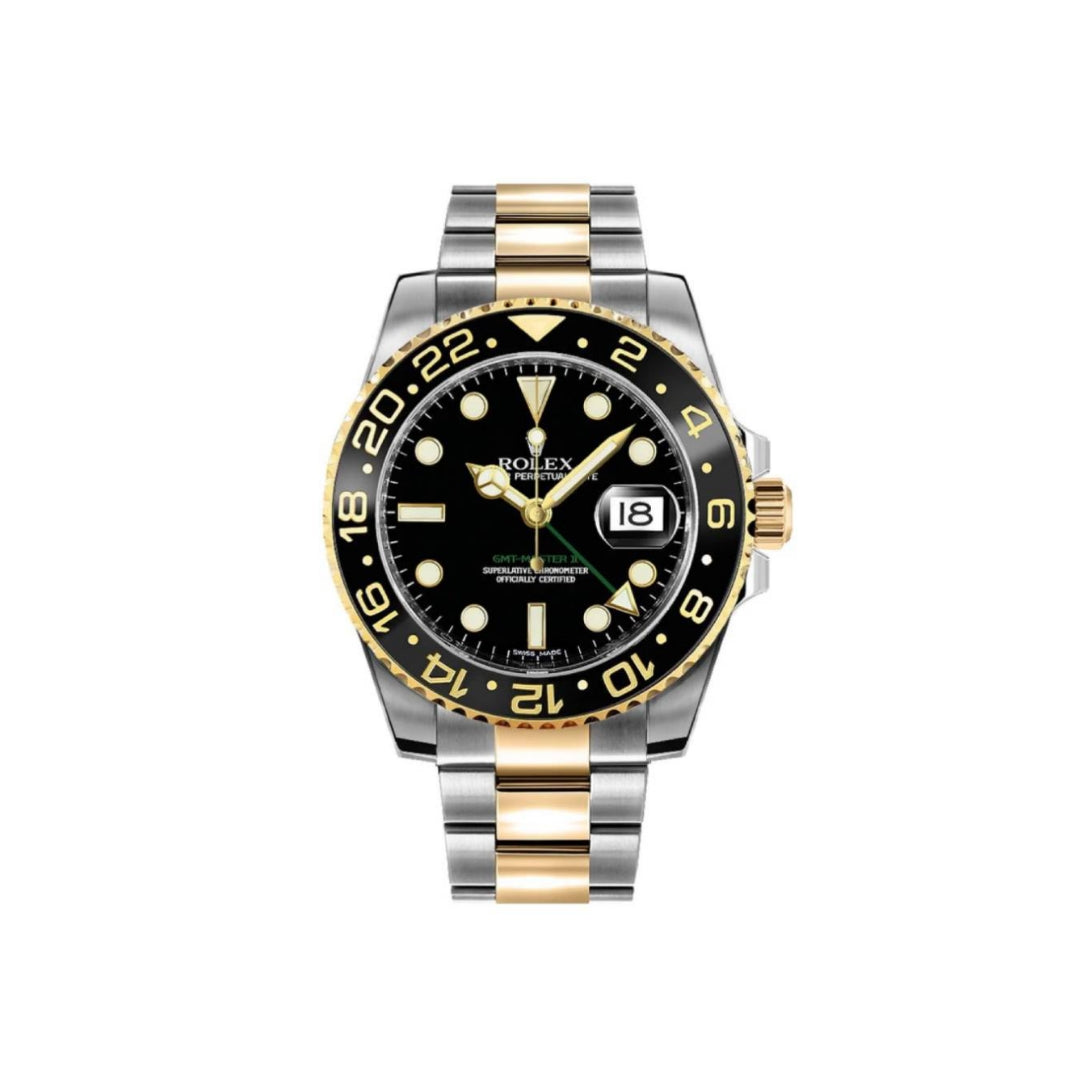 Rolexx Oyster Perpetual gmt Master Gold & Silver