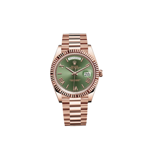 Rolexx Date Just Green Dial