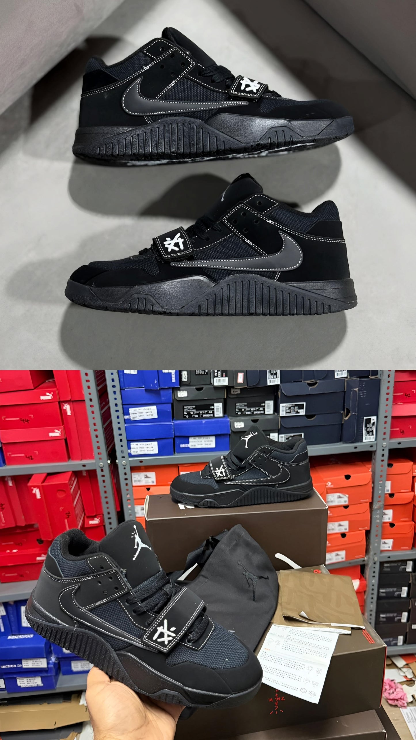 Travis Scott x Jordan Jumpman Jack TR 'All Black'