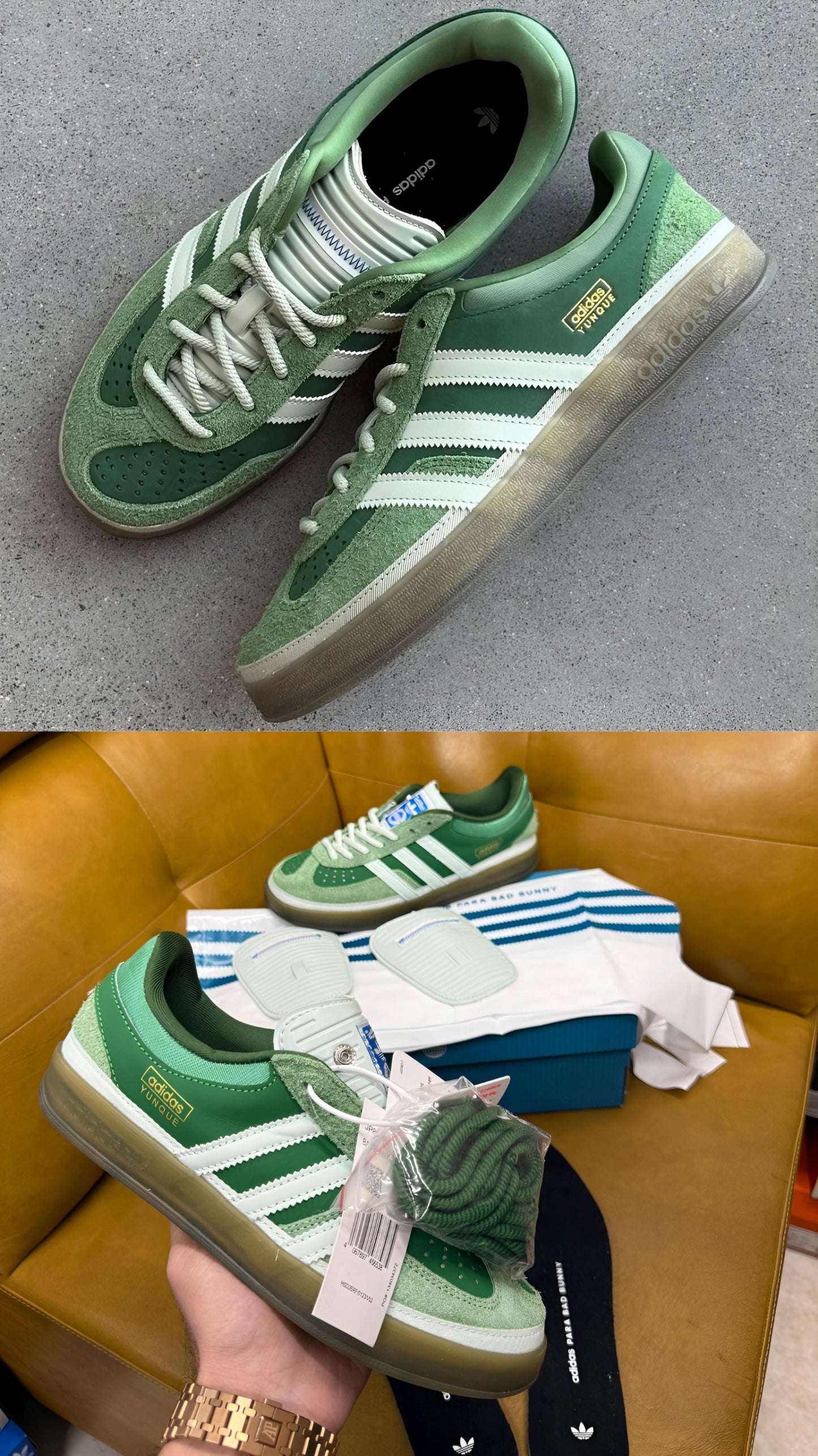 Bad Bunny X Adidas Gazelle Indoor Green