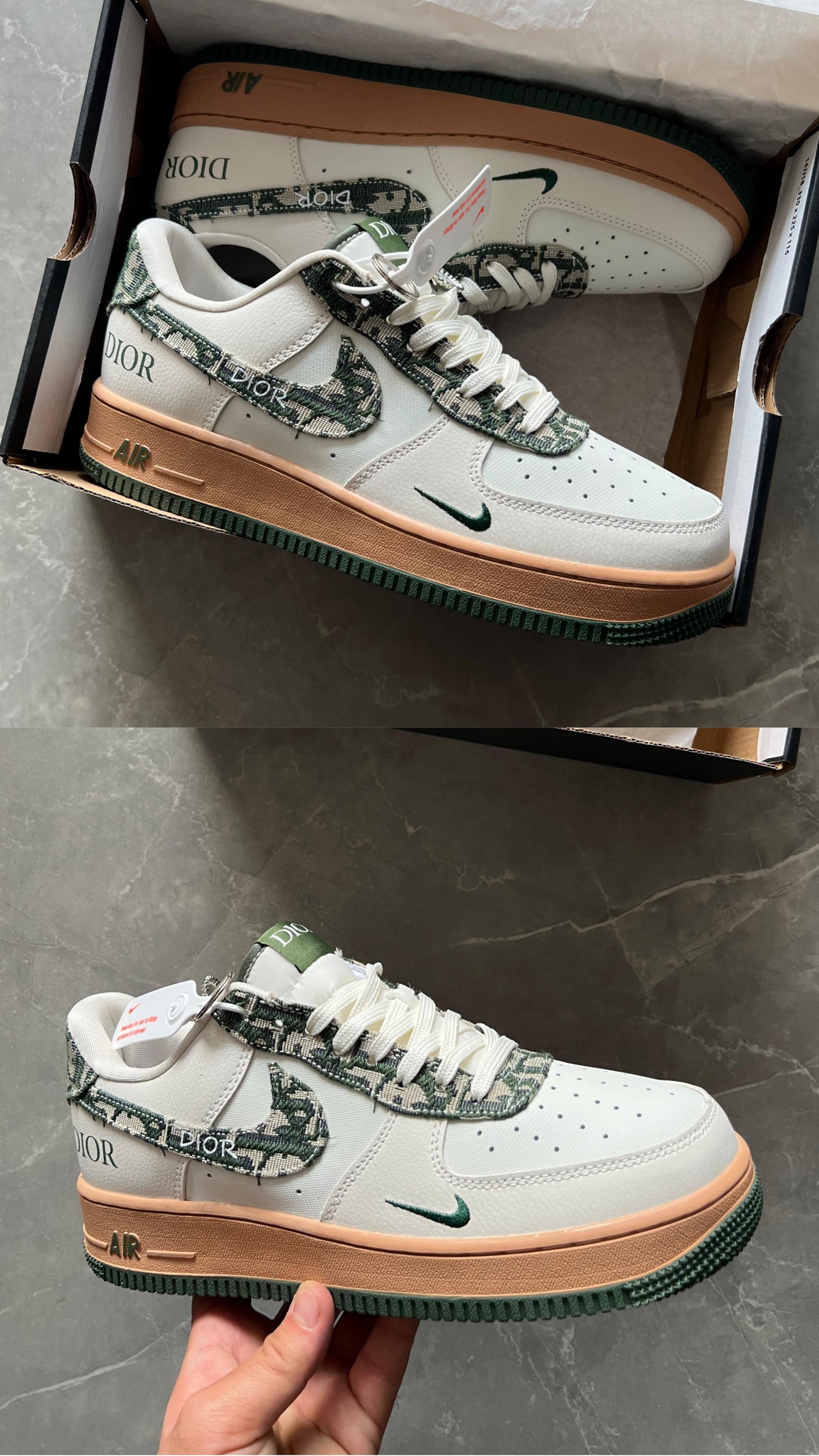 Nikee Airforce 1 x Custom Diorr